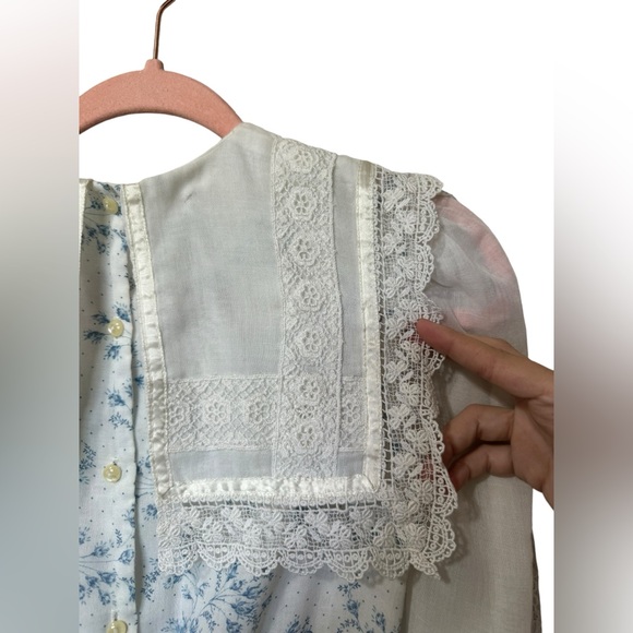 RARE 1960s Gunne Sax Boho Cottagecore Fairycore Peasant Dress - Picture 10 of 14